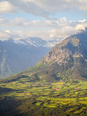 Wall Mural - Scenic view over the valley