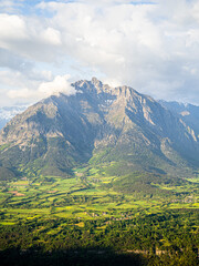 Wall Mural - Mountain scenery in summer