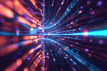data stream concept abstract background