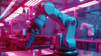 Sticker - Advanced robotic automation technology in modern industrial manufacturing process