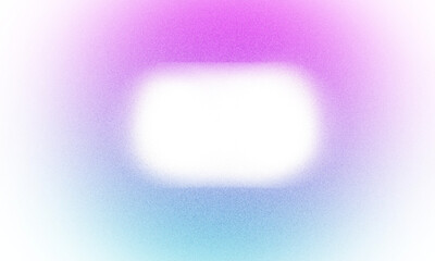 Sticker - blurred blue pink grainy gradient frame effect texture