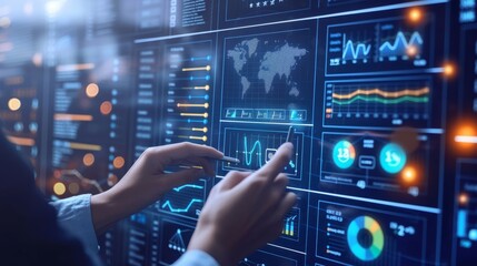 automated testing process visualization: an image illustrating an automated testing dashboard with p