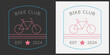 © Monwara67 - Cyclist's Creations: Harmonious Cycle Line Art Logo Composition.