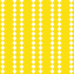 Canvas Print - abstract seamless repeatable yellow rhombus pattern on transparent bg.