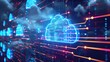 © NIPAPORN - Visuals depicting businesses leveraging cloud computing for various services and operations