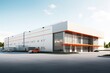 Modern logistics warehouse building structure