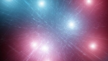 Wall Mural - abstract digital network lines loop movement with red blue glowing lights.
