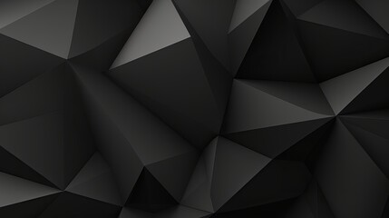  Black white dark gray abstract background. Geometric pattern shape. Line triangle polygon angle. Gradient. Shadow. Matte. 3d effect. Rough grain grungy. Design. Template. Presentation
