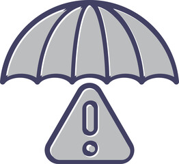 Poster - Umbrella Vector Icon