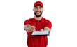 © Khushboo Sumeet/peopleimages.com - Happy man, portrait and signature with clipboard for delivery, checklist or online order on a transparent PNG background. Male person or courier guy handing paperwork or document for shipping service