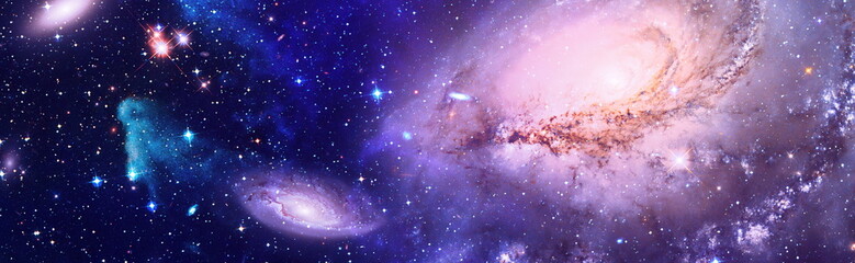 Wall Mural - nebula and open cluster of stars in the universe. abstract astronomical galaxy. elements of this ima
