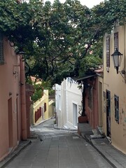 narrow street in the old town