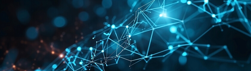 futuristic blockchain network visualization, interconnected digital nodes representing cryptocurrenc