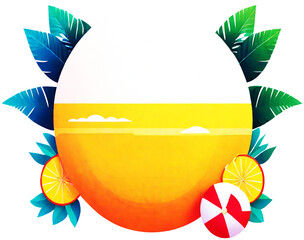 Wall Mural - summer background