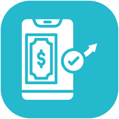 Sticker - Online Payment vector icon illustration of Finance and Money iconset.