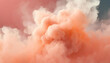 Tło dym, chmura peach fuzz, dekoracja generative ai