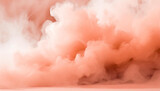 Fototapeta Fototapeta z niebem - Tło dym, chmura peach fuzz, dekoracja generative ai