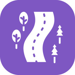 Poster - Road Landscape Icon