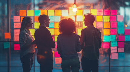 Wall Mural - Group of People Standing Together