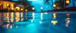 © 2rogan - Serenity pool reflecting mesmerizing lights creating tranquil ambiance