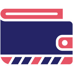 Sticker - Wallet vector icon illustration of Shopping and Ecommerce iconset.