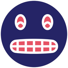 Grimacing Face Vector Icon Illustration Of Emoji Iconset.