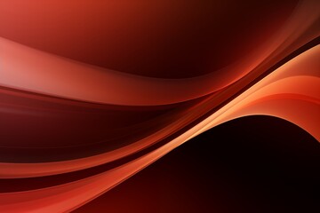 Poster - Brown wave gradient color background. Brown curve banner design. 