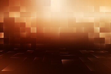 Poster - Brown tech gradient color background. Brown technology banner design. 