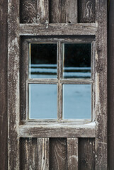 Wall Mural - Window of an old building.