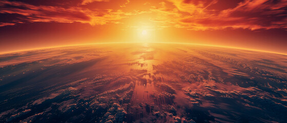 Wall Mural - earth in space