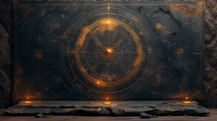 Golden Astral Map: Unveiling Cosmic Secrets and Celestial Symbols