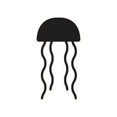 Poster - jellyfish icon vector