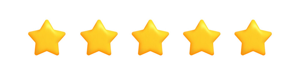 Wall Mural - stars icons set. flat, yellow, star design, set of yellow stars. vector icons