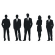 © vectorcyan - business people  silhouette