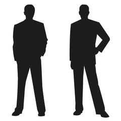 business people silhouette 