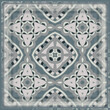 Abstract geometric pattern in gray blue green, vector seamless. Frame.