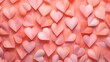 Salmon Color Hearts as a background.
