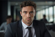 © Tetiana - AI generated image of professional office worker ceo chief leader business company