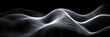 © Planetz - simple abstract white wave on black background
