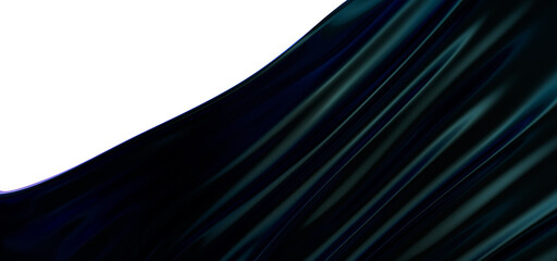 Wall Mural - Blue Ripples: Abstract 3D Blue Wave Illustration with Mesmerizing Ripple Effects