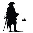Pirate silhouette