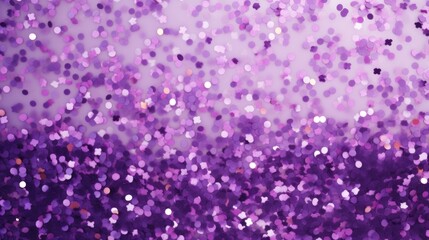 Sticker - The background of the confetti scattering is in Violet color