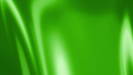 Wall Mural - Background Silk Cloth Fabric Green Flow Smooth  For Loop Playback 4k 60FPS Video