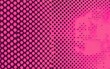 Dot pink pattern gradient texture background. Abstract pop art halftone and retro style