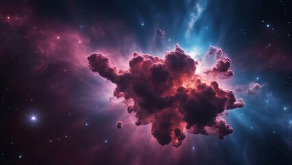 Wall Mural - background with space a nebula in the universe 