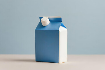 milk carton with milk