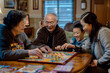 © servando - Interethnic Game Night: Families Engaged in Board Games