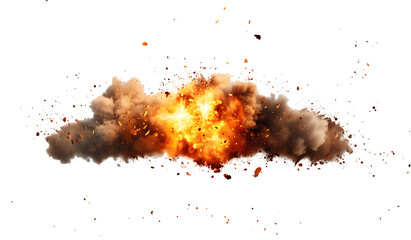 Sticker - Explosion border isolated on transparent background 