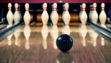 Fototapeta  - bowling pins, isolated white background 

