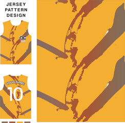 Abstract tree concept vector jersey pattern template for printing or sublimation sports uniforms football volleyball basketball e-sports cycling and fishing Free Vector.
